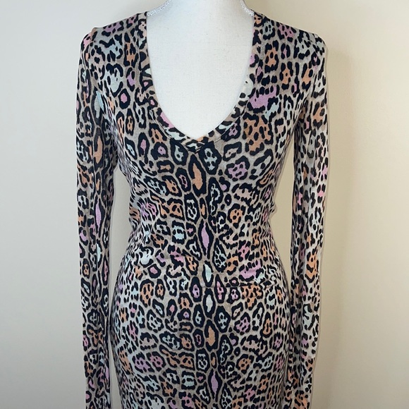 BCBG MaxAzria Tori Papaya Dress Leopard - Picture 1 of 7